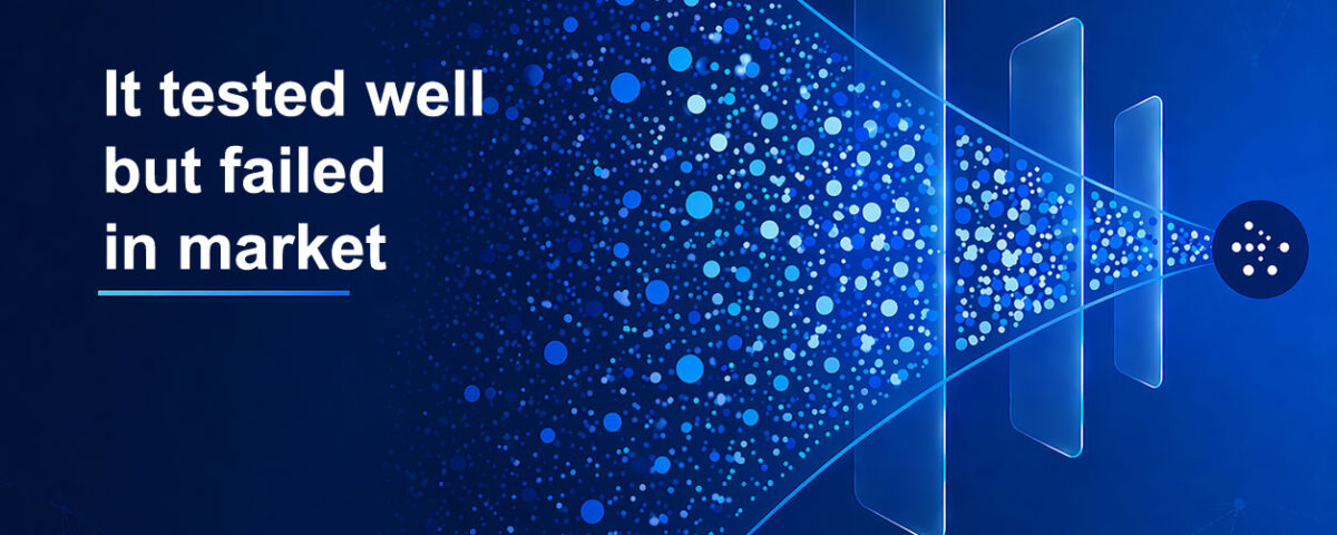 Why product concepts test well in research but fail in market