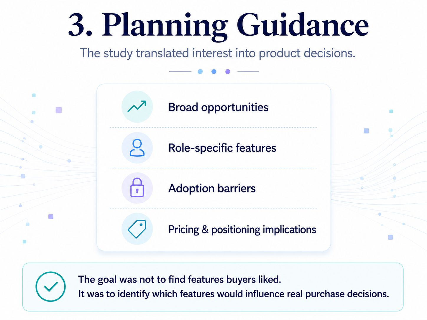 Planning Guidance
